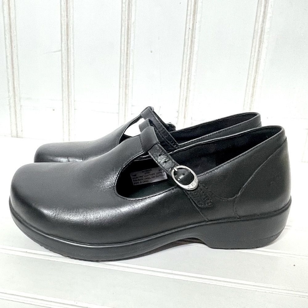 Timberland PRO Five Star Mary Jane Black Leather Slip Resistant Shoes 10M